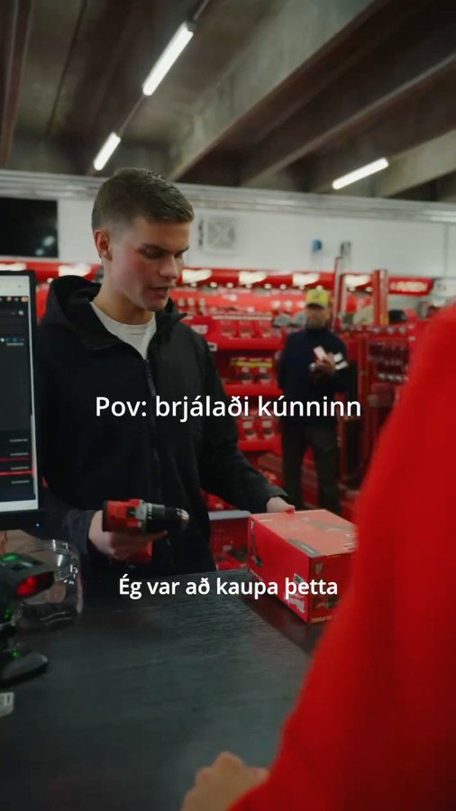 TikTok myndband fyrir Verkfærasalan